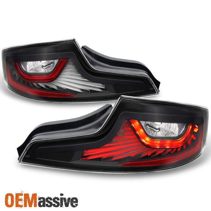 Fit Black 2003 2004 2005 G35 Skyline 35GT 2 Door Coupe LED Tail Lights